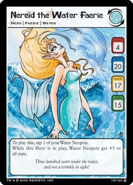 Nereid the Water Faerie - Foil